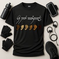 You All Are Welcome Here Elvish Elijah Funny Memes Wood Performance Shirt
