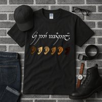 You All Are Welcome Here Elvish Elijah Funny Memes Wood Tall T-Shirt