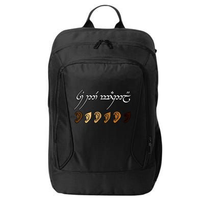 You All Are Welcome Here Elvish Elijah Funny Memes Wood City Backpack