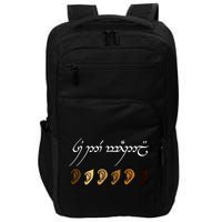 You All Are Welcome Here Elvish Elijah Funny Memes Wood Impact Tech Backpack