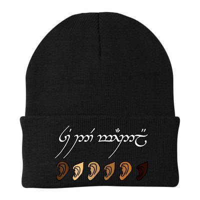 You All Are Welcome Here Elvish Elijah Funny Memes Wood Beanie