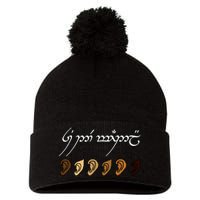 You All Are Welcome Here Elvish Elijah Funny Memes Wood Pom Pom 12in Knit Beanie