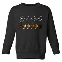 You All Are Welcome Here Elvish Elijah Funny Memes Wood Toddler Sweatshirt