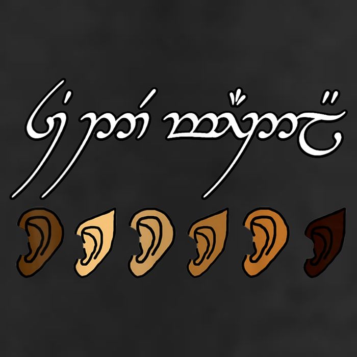 You All Are Welcome Here Elvish Elijah Funny Memes Wood Golf Towel