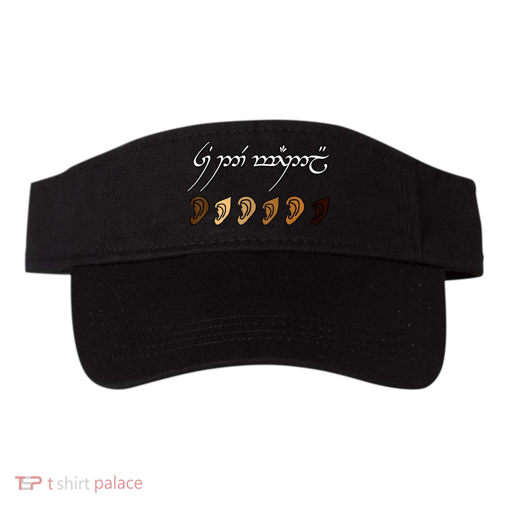 You All Are Welcome Here Elvish Elijah Funny Memes Wood Visor