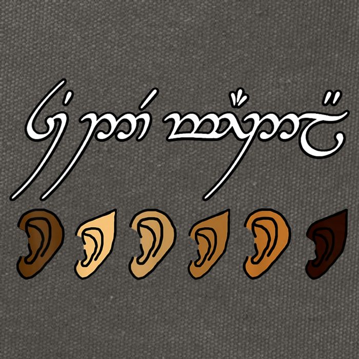 You All Are Welcome Here Elvish Elijah Funny Memes Wood Cotton Canvas Backpack