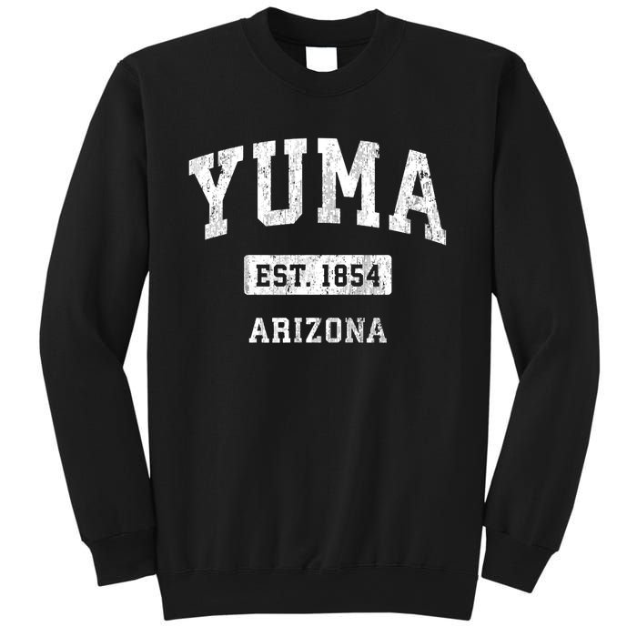 Yuma Arizona Az Vintage Sports Established Sweatshirt