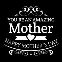 You're An Amazing Mother Happy Mother's Day Gift Flatbill Hat