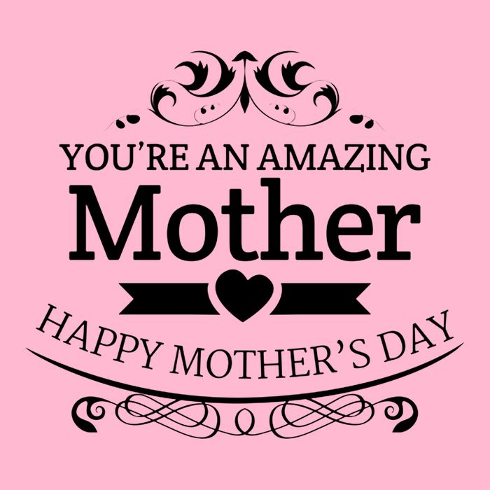 You're An Amazing Mother Happy Mother's Day Gift Baby Bodysuit