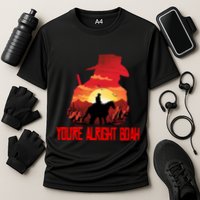 You’Re Alright Boah Rdr2 Style Gaming Cooling Performance Crew T-Shirt