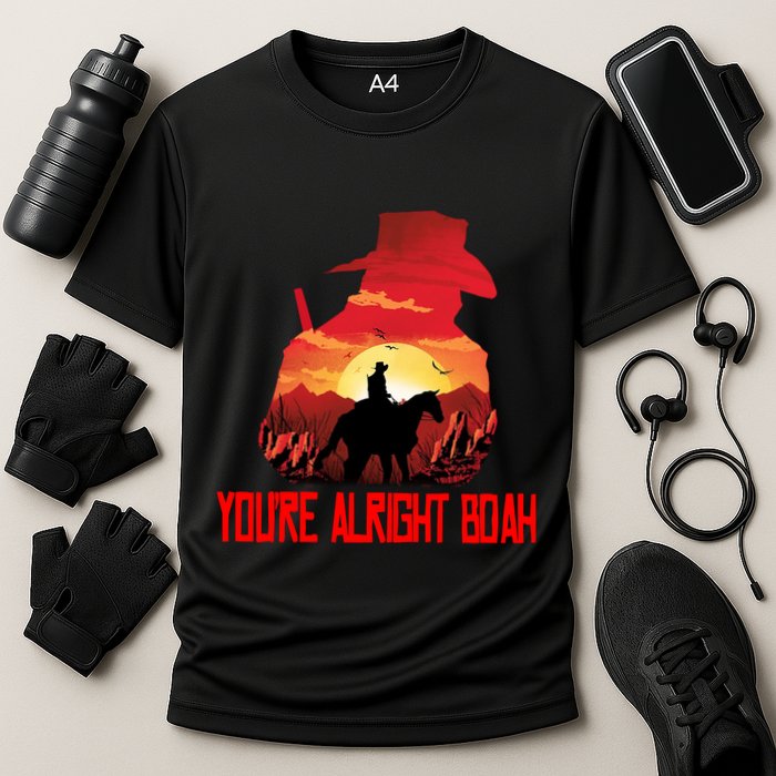 You’Re Alright Boah Rdr2 Style Gaming Cooling Performance Crew T-Shirt