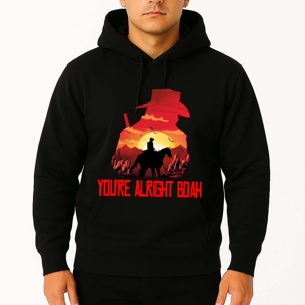 You’Re Alright Boah Rdr2 Style Gaming Hoodie