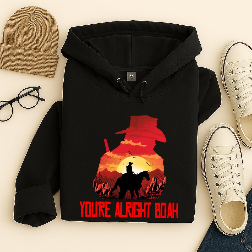 You’Re Alright Boah Rdr2 Style Gaming Hoodie