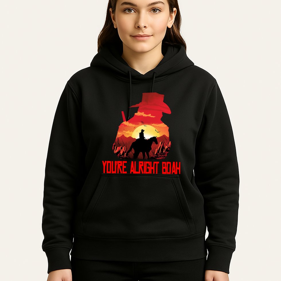 You’Re Alright Boah Rdr2 Style Gaming Hoodie