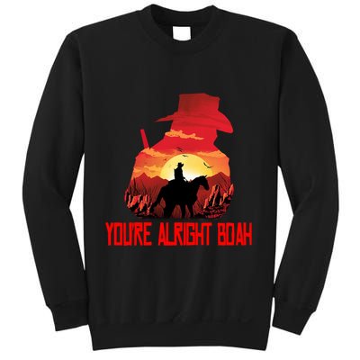 You’Re Alright Boah Rdr2 Style Gaming Sweatshirt
