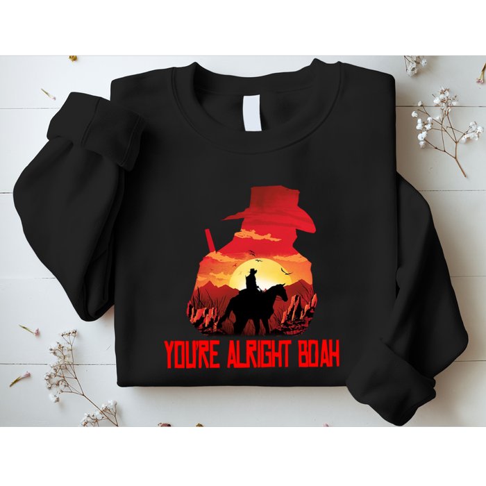 You’Re Alright Boah Rdr2 Style Gaming Sweatshirt