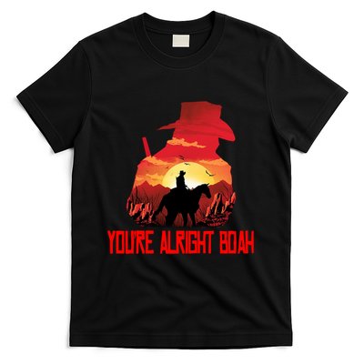 You’Re Alright Boah Rdr2 Style Gaming T-Shirt
