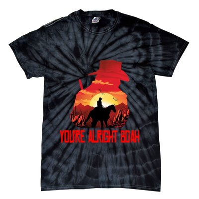 You’Re Alright Boah Rdr2 Style Gaming Tie-Dye T-Shirt