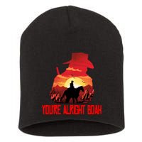 You’Re Alright Boah Rdr2 Style Gaming Short Acrylic Beanie