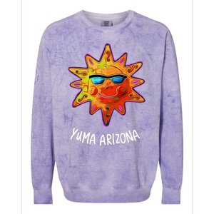 YUMA ARIZONA Blazing Sun Colorblast Crewneck Sweatshirt