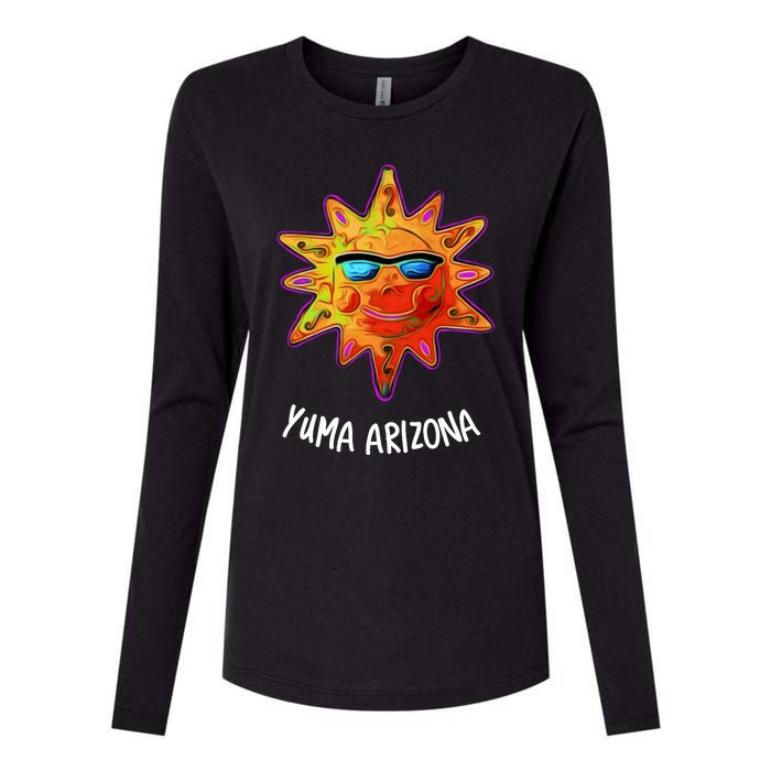 YUMA ARIZONA Blazing Sun Womens Cotton Relaxed Long Sleeve T-Shirt