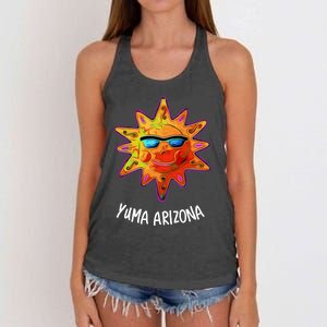 YUMA ARIZONA Blazing Sun Women's Knotted Racerback Tank