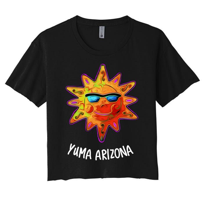 YUMA ARIZONA Blazing Sun Women's Crop Top Tee