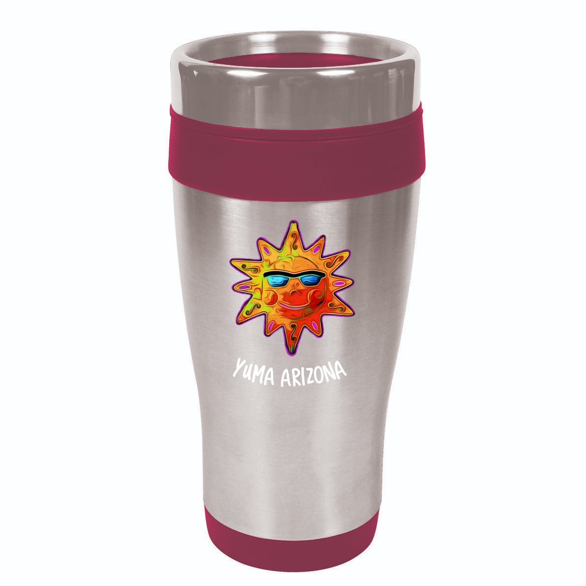 YUMA ARIZONA Blazing Sun 16oz Travel Tumbler