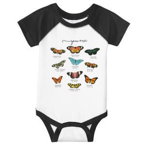 You Are Beautiful Bible Verse Religious Christian Butterfly Infant Baby Jersey Bodysuit