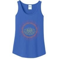 Yoga Art Buddhist Flower Blossom Spiritual Dala Lotus Gift Ladies Essential Tank