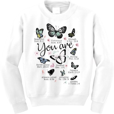 You Are Beautiful Bible Verse Religious Christian  Kids Sweatshirt