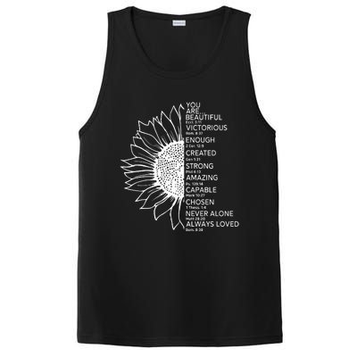 You Are Beautiful Bible Verse PosiCharge Competitor Tank