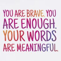 You Are Brave You Are Enough Inspirational Quote Mug