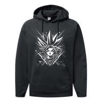 Yugioh Anime Cards Manga Comic Japanese Style Gamer Design Performance Fleece Hoodie