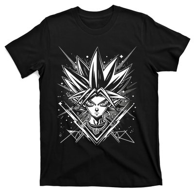 Yugioh Anime Cards Manga Comic Japanese Style Gamer Design T-Shirt