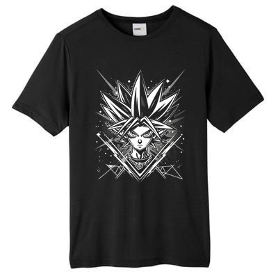 Yugioh Anime Cards Manga Comic Japanese Style Gamer Design Tall Fusion ChromaSoft Performance T-Shirt