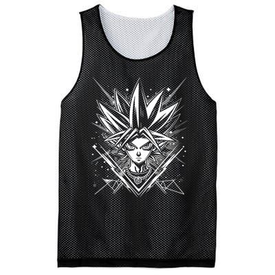 Yugioh Anime Cards Manga Comic Japanese Style Gamer Design Mesh Reversible Basketball Jersey Tank