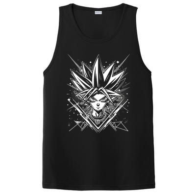 Yugioh Anime Cards Manga Comic Japanese Style Gamer Design PosiCharge Competitor Tank