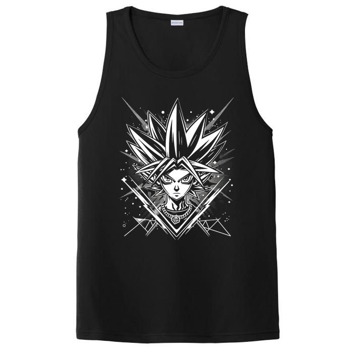 Yugioh Anime Cards Manga Comic Japanese Style Gamer Design PosiCharge Competitor Tank