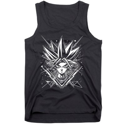 Yugioh Anime Cards Manga Comic Japanese Style Gamer Design Tank Top