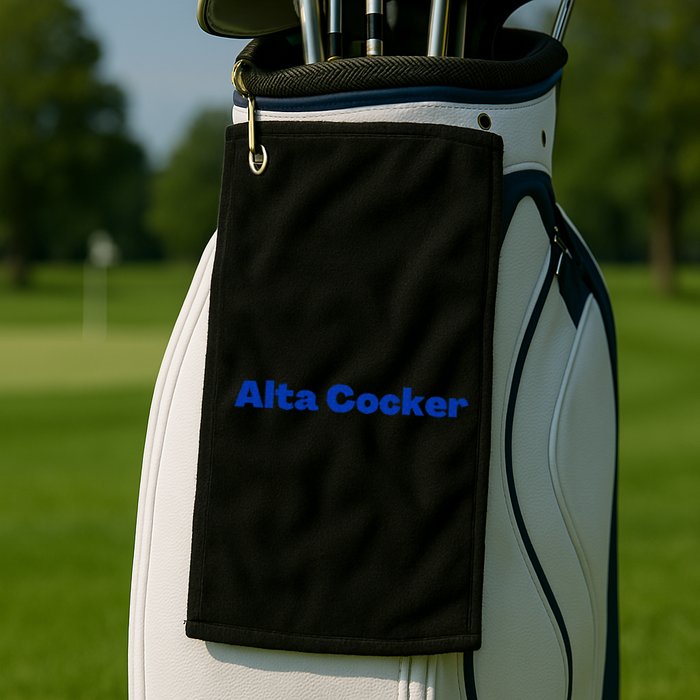 Yiddish Alta Cocker a Funny Jewish Old Person  Golf Towel