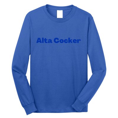 Yiddish Alta Cocker a Funny Jewish Old Person  Long Sleeve Shirt