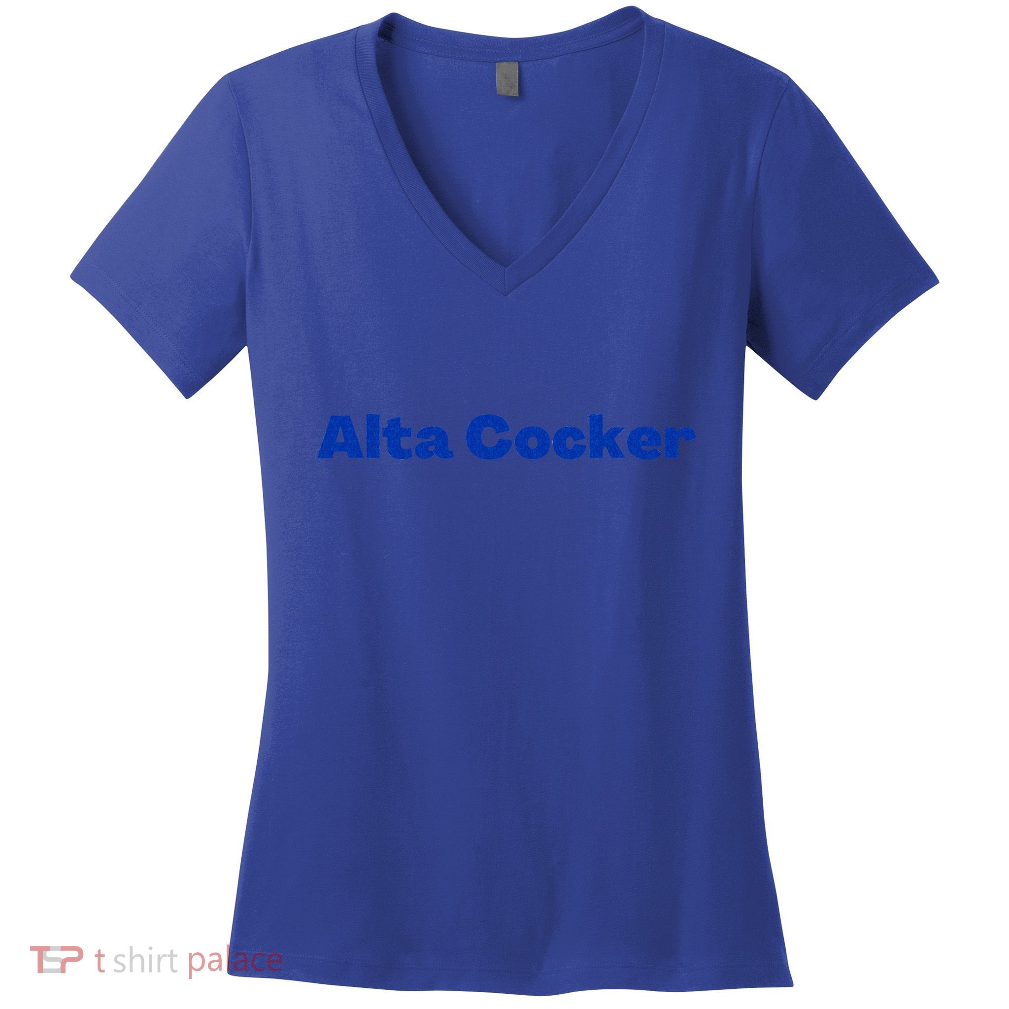 Yiddish Alta Cocker a Funny Jewish Old Person  Women's V-Neck T-Shirt