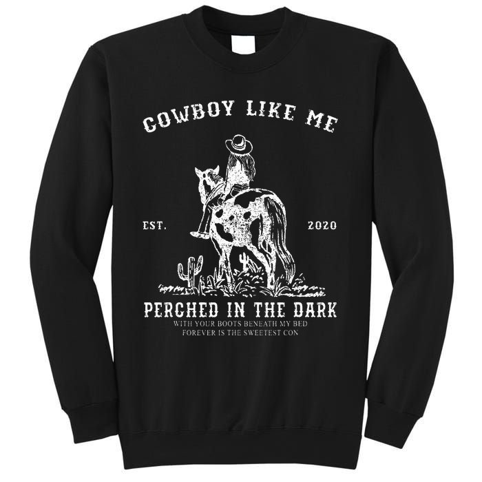 YouRe A Cowboy Like Me Vintage Cowgirl Horse Lover Sweatshirt