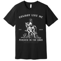 YouRe A Cowboy Like Me Vintage Cowgirl Horse Lover Premium T-Shirt