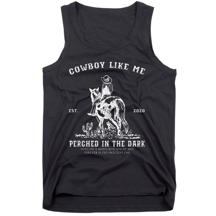 YouRe A Cowboy Like Me Vintage Cowgirl Horse Lover Tank Top