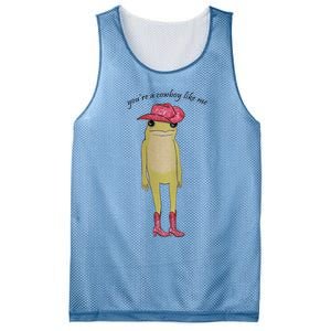 You're A Cowboy Like Me Mesh Reversible Basketball Jersey Tank