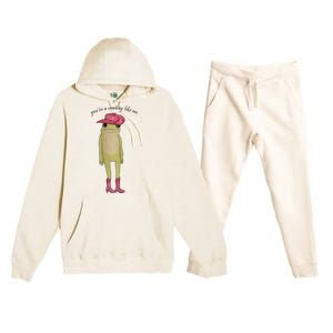 You're A Cowboy Like Me Premium Hooded Sweatsuit Set