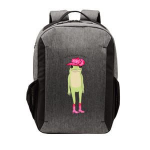 YouRe A Cowboy Like Me Funny Frog Pink Cowboy Hat Cowgirl Vector Backpack