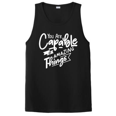 You Are Capable Of Amazing Things PosiCharge Competitor Tank